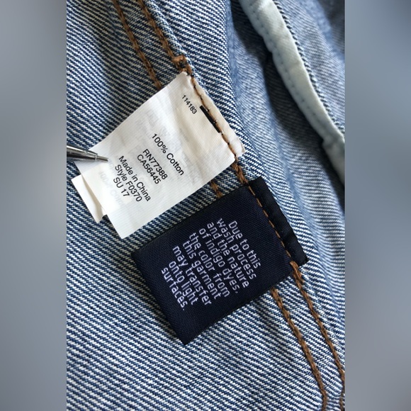 Madewell The Jean Jacket In Printer Wash Size: S - Picture 8 of 14